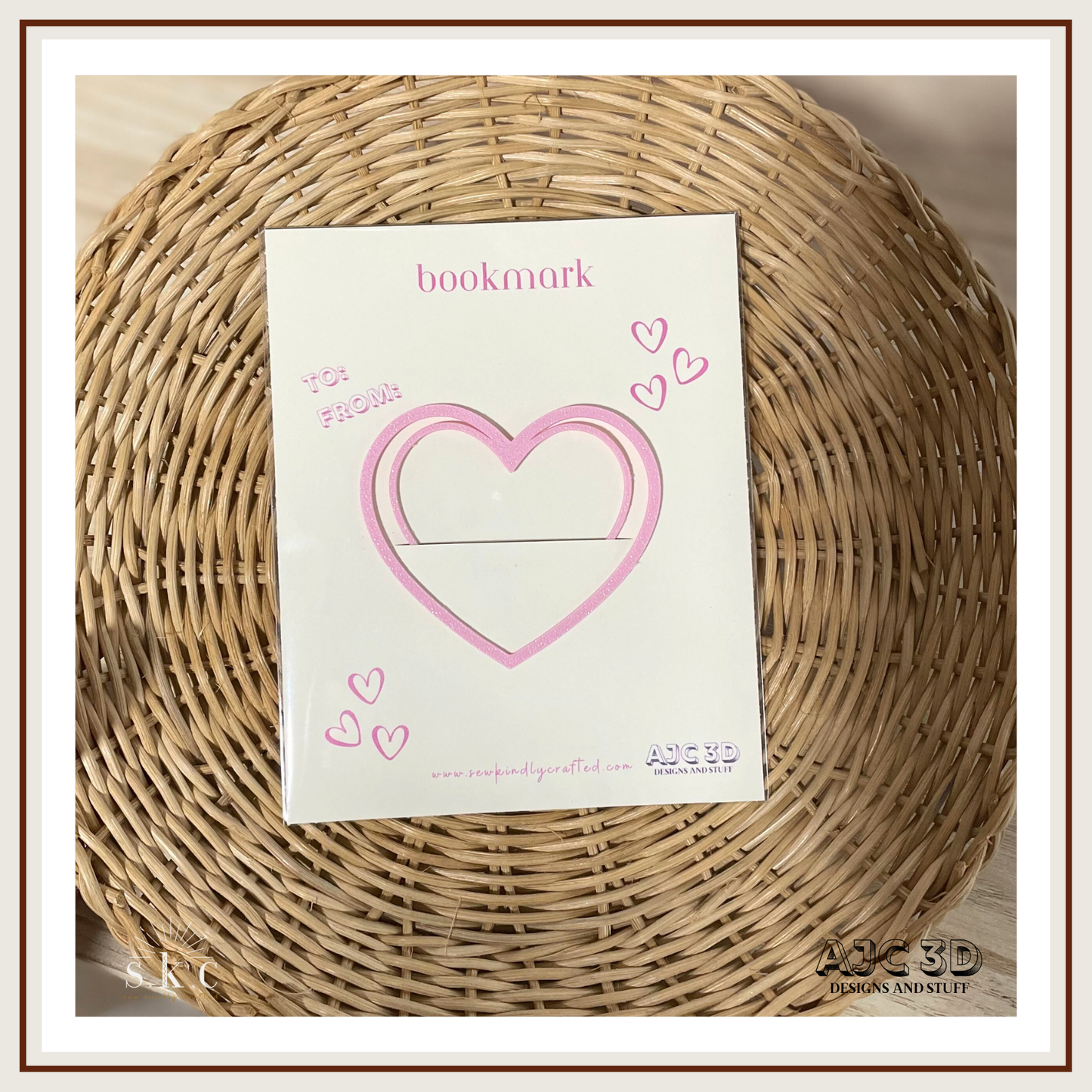 Heart Outline Book Mark