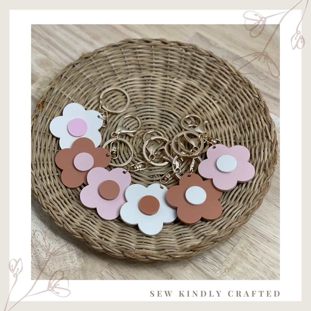 Daisy Keychain