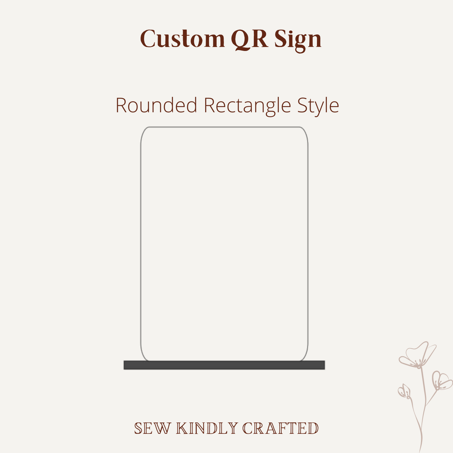 Custom QR Code Signs - LAURA