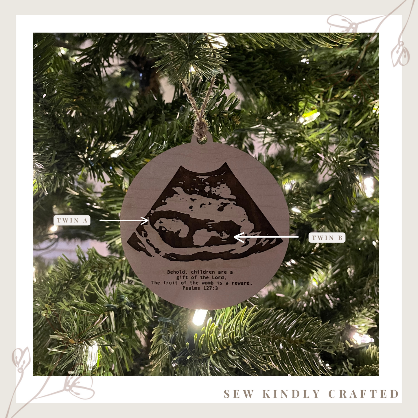 Sonogram Ornament