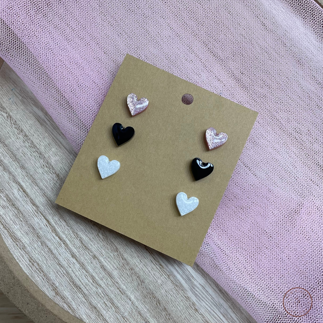 Heart Studs