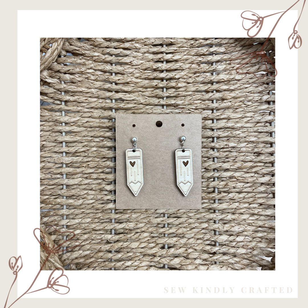 Pencil Earrings