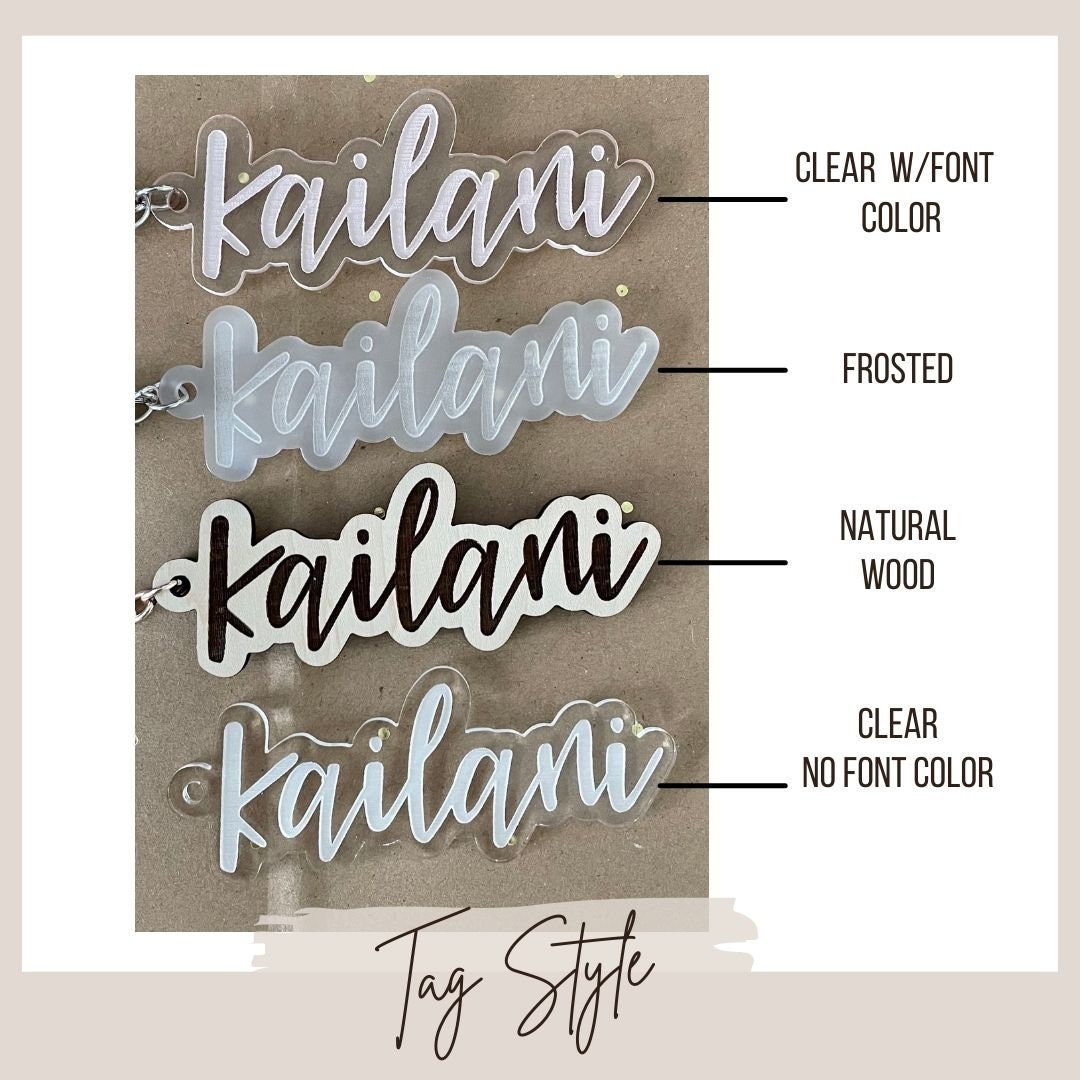 Personalized Name Keychains