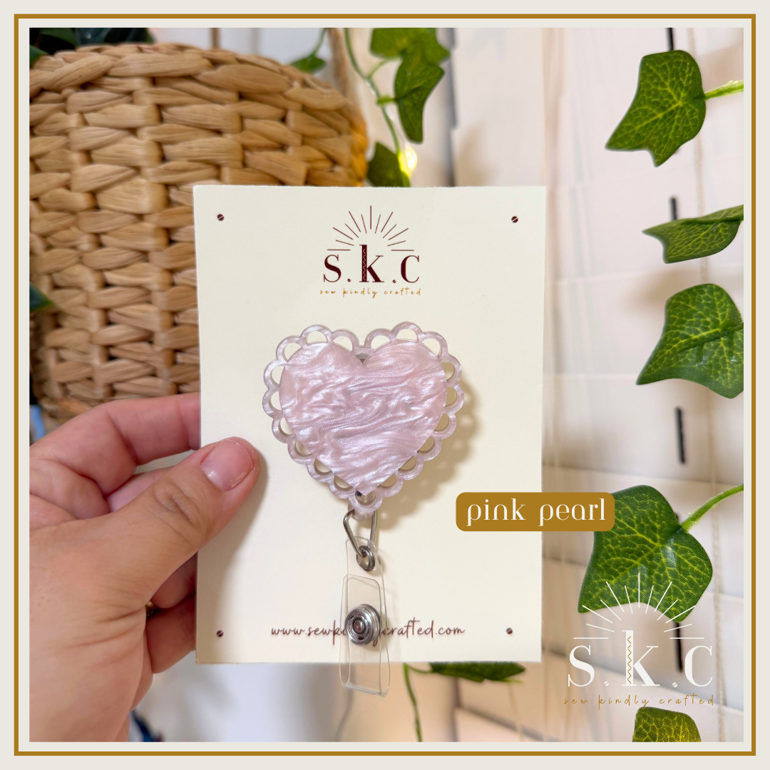 Heart Badge Holder