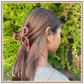 Red Bow Hair Claw Clip