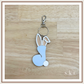 Easter Initial Keychains