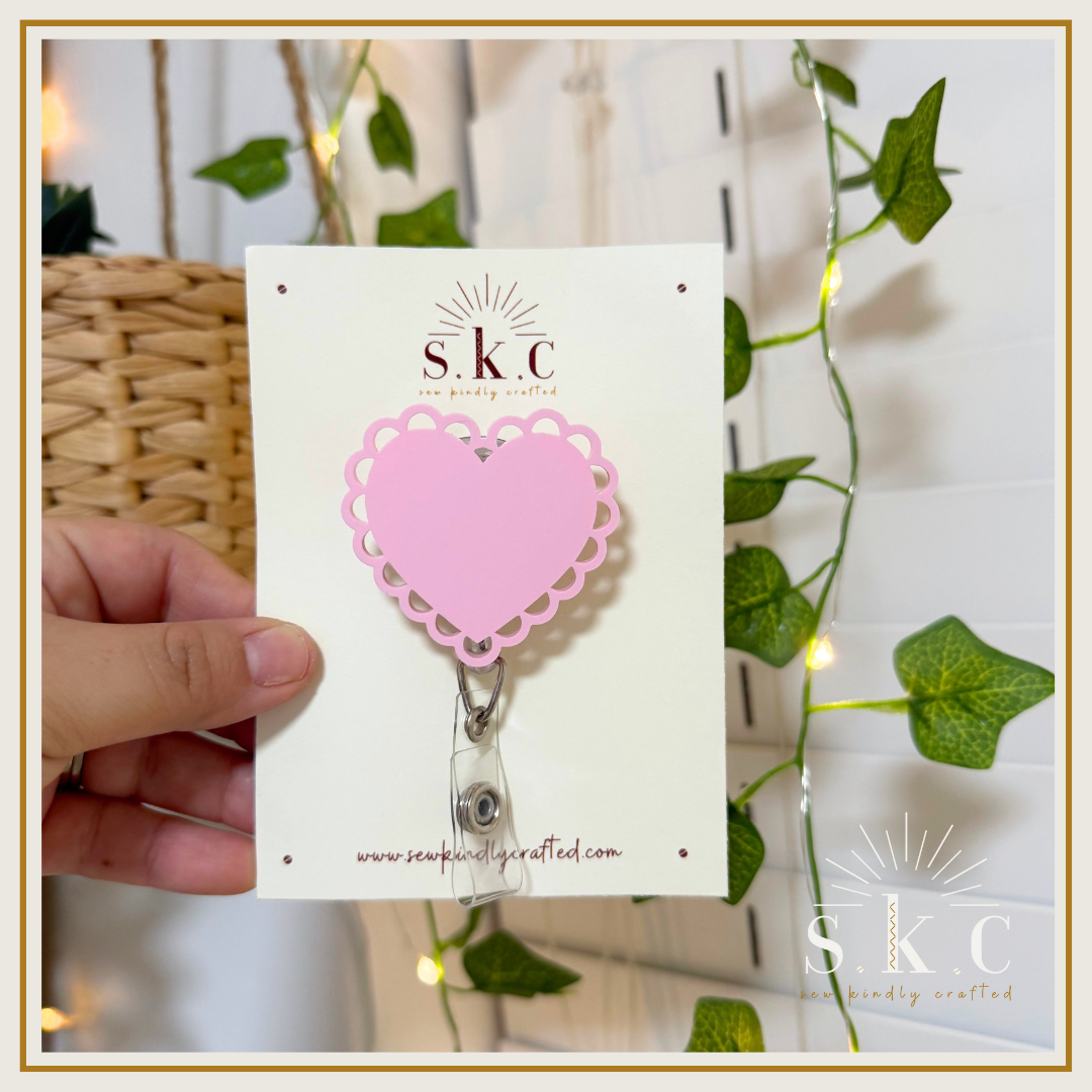 Heart Badge Holder