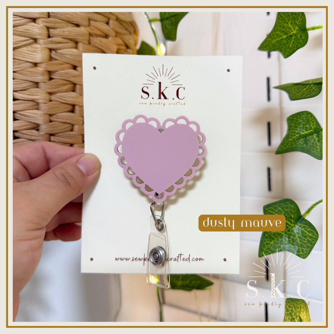 Heart Badge Holder