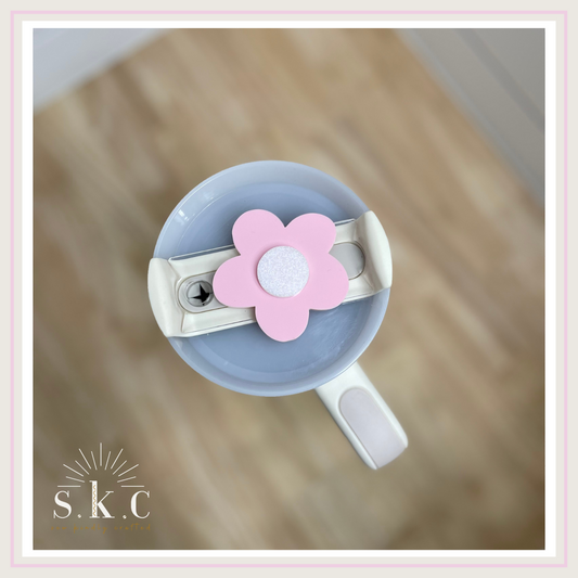 Smaller Daisy Tumbler Lid Topper