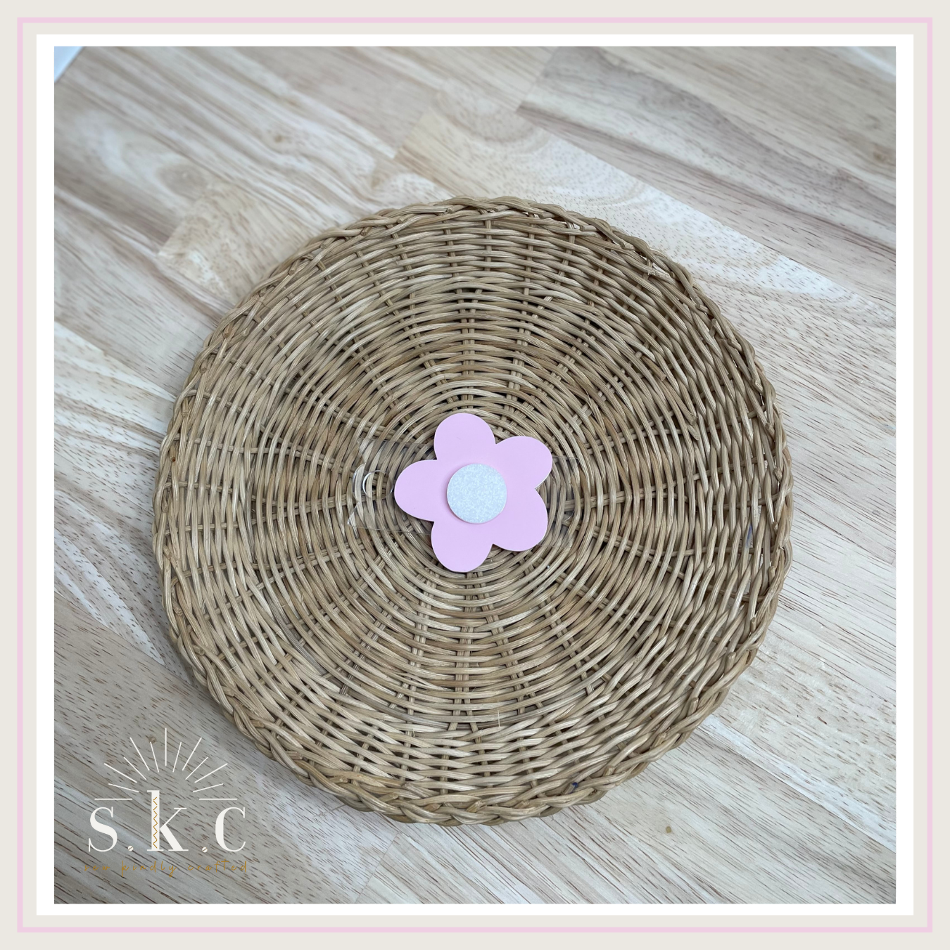 Smaller Daisy Tumbler Lid Topper