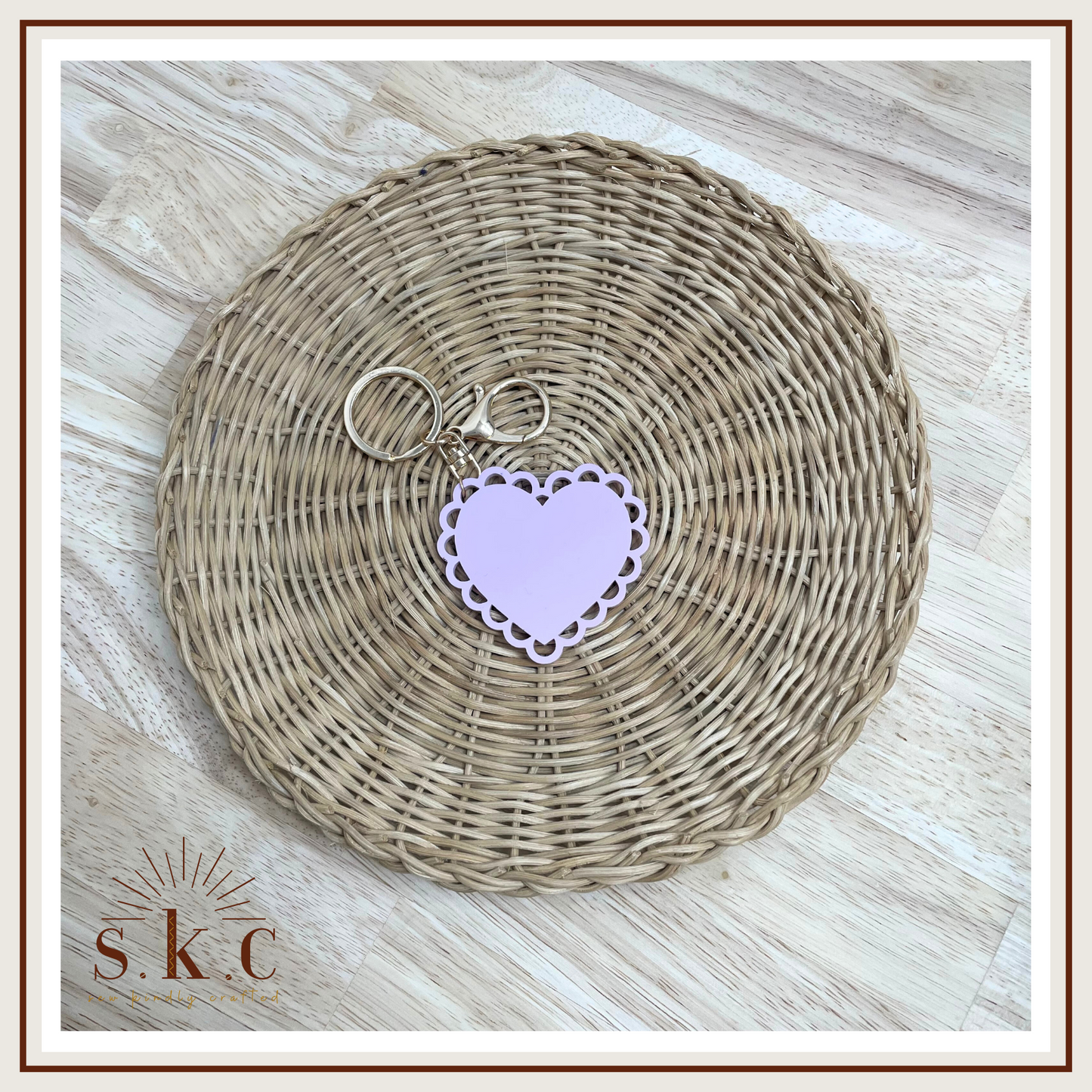 Valentine Heart Keychain