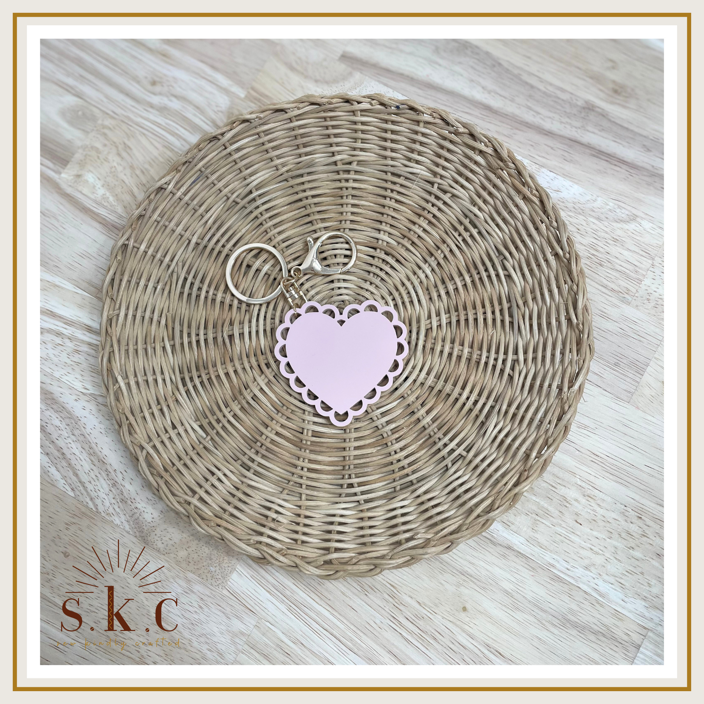 Valentine Heart Keychain