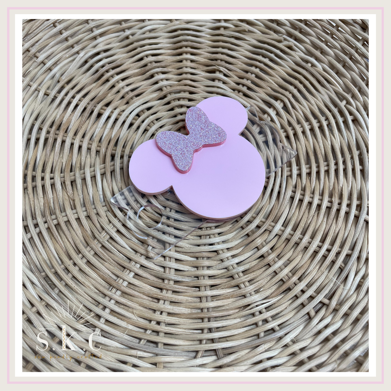 Minnie Tumbler Lid Topper