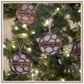 Wooden Soccer Ornaments