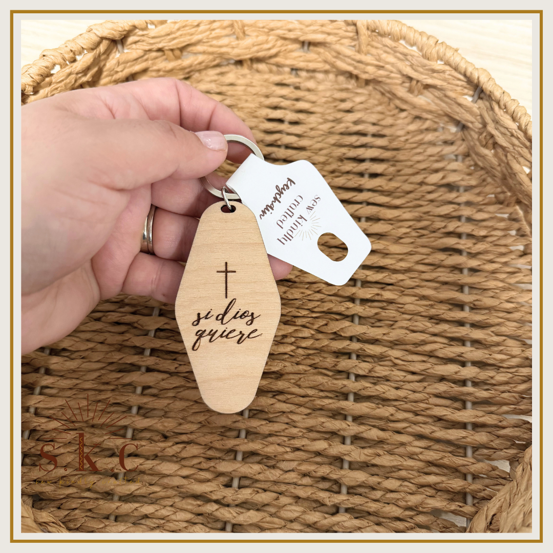 Si Dios Quiere - Keychain