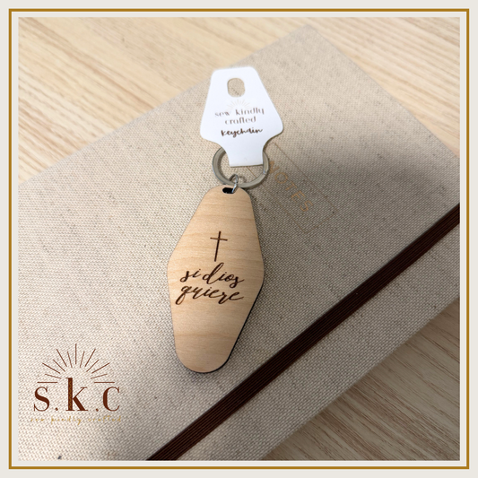 Si Dios Quiere - Keychain