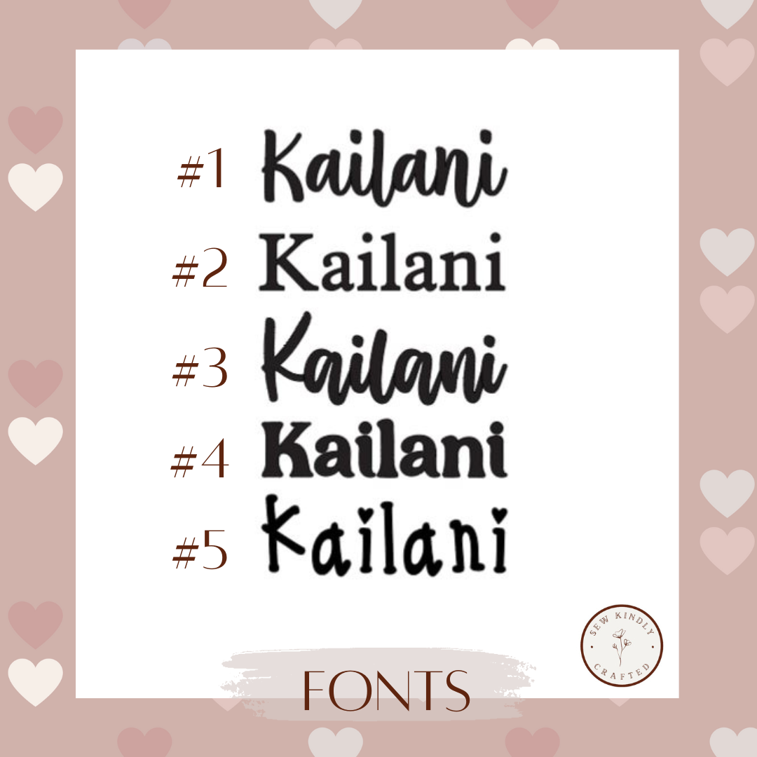 Valentine's Name Tag