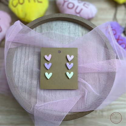Conversation Heart Studs