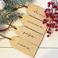 Arched Stocking Tags
