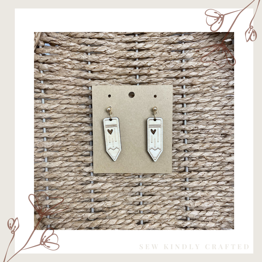 Pencil Earrings
