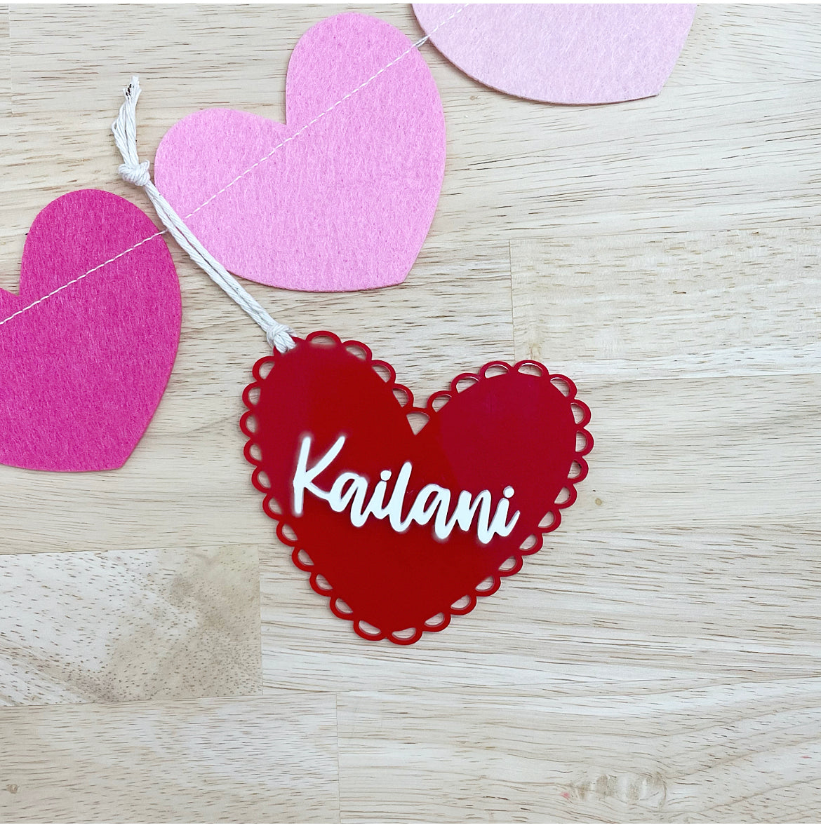 Valentine's Name Tag